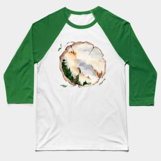 Seasonal forest Baseball T-Shirt